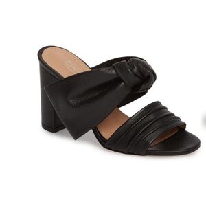 Lewit Rosa Leather Knotted Bow Heels Size 40